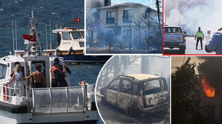 Çanakkale, Bolu ve Manisada orman yangını... Çanakkale Havalimanı uçuşa kapatıldı: Villalar küle döndü Manisa’da bir gözaltı