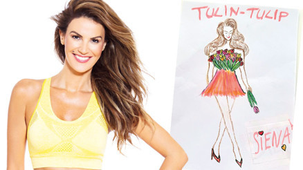 Tülin Şahinin elbisesini kızı tasarladı