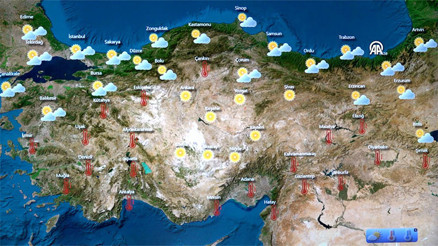 Yurt genelinde sıcaklıklar etkili olmaya devam edecek