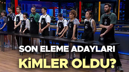 MASTERCHEF ELEME ADAYLARI ( 5. VE 6. ELEME ADAYI) BELLİ OLDU Dün akşam (14 Ağustos) MasterChef dokunulmazlığı hangi takım kazandı, potaya kim gitti İşte son bölümde belirlenen 5. ve 6. eleme adayları
