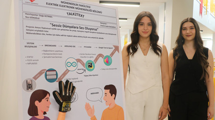 Öğrenciler konuşan eldiven geliştirdi