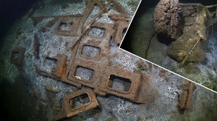 Marmara Depreminin merkez üssü Gölcükte deniz dibindeki afet izleri görüntülendi