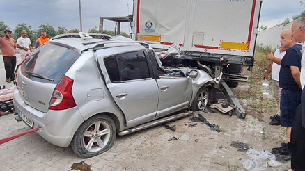 Samsunda feci kaza: 2 ölü, 2 yaralı