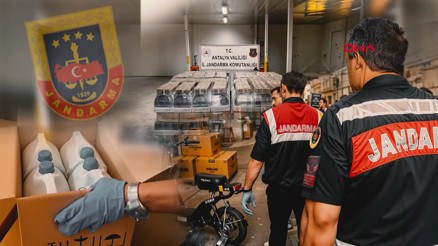 Antalyada sahte-kaçak içki imalatçılarına operasyon; 7 şüpheli yakalandı