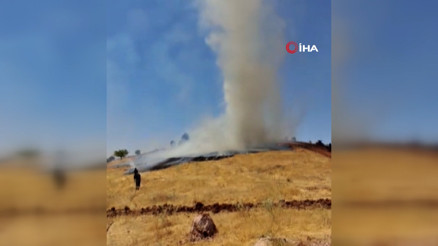 Yangında duman hortumu oluştu