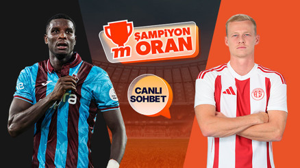 Trabzonspor - Antalyaspor mücadelesinin heyecanı canlı sohbet ve Şampiyon Oranlar ile Mislide