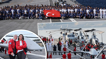 Gençlerin TCG Anadolu gemisiyle Zafer Yolculuğu gururu: Mühendislik harikası