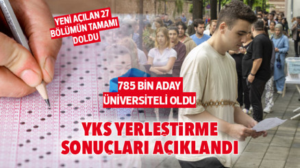 YKS yerleştirme sonuçları açıklandı YKS yerleştirme sonuçları açıklandı