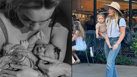 Genç yaşında boy boy çocukları oldu, üçünü evde doğurdu… Kimi kucakta kimi pusette geziyor…