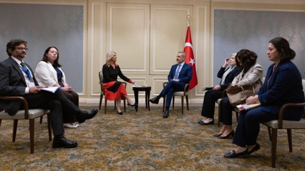 Bakan Fidan, Senatör Comyn ile bir araya geldi