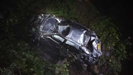 Giresun’da feci kaza Otomobil uçuruma yuvarlandı: 3 ölü, 1 yaralı