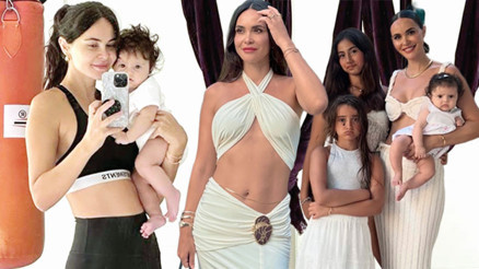 Üç çocuk annesi Zeynep Sever Demirel eski formuna kavuştu