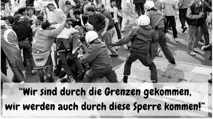 Tarihi göçmen direnişi sergisi