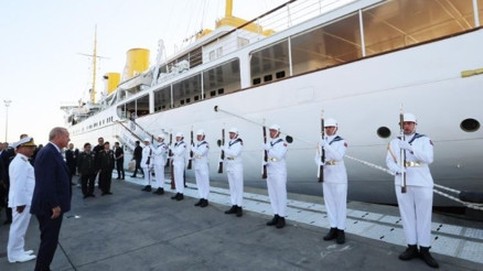 Cumhurbaşkanı Erdoğan’dan Atatürk’ün manevi mirası Savarona’ya ziyaret