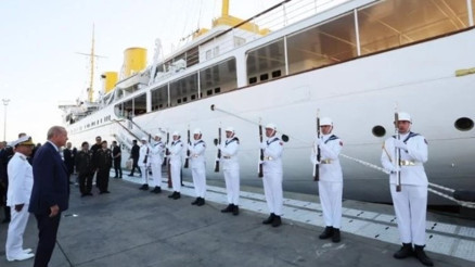 Cumhurbaşkanı Erdoğan, Savarona yatını ziyaret etti