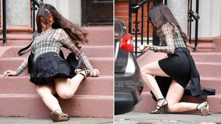 Set kazasıyla kendisi de dalga geçti: Düşerken bile destan yazdı