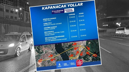 İstanbulda Triatlon Şampiyonası nedeniyle bazı yollar trafiğe kapatıldı
