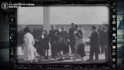 Ulu Önder Mustafa Kemal Atatürkün ilk kez yayımlanan görüntüleri... Bakan Ersoy paylaştı
