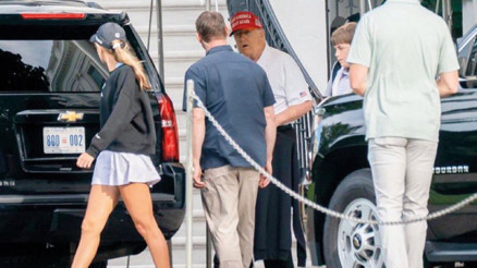 Trump sonunda ortaya çıktı... 5 günlük mola merak uyandırdı