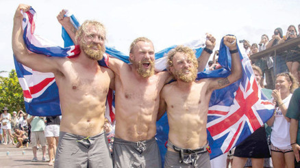 İskoç kardeşlerin Pasifik rekoru