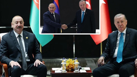 Cumhurbaşkanı Erdoğan Aliyev ve Paşinyan ile görüştü