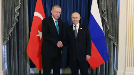 Cumhurbaşkanı Erdoğan Putinle görüştü