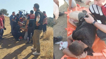 Devrilen kamyonette dinamit faciası: 10 yaralı