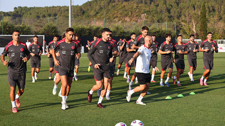 A Milli Futbol Takımı, Gürcistan maçının hazırlıklarını sürdürdü