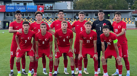 18 Yaş Altı Milli Futbol Takımı, İsviçre ile yenişemedi