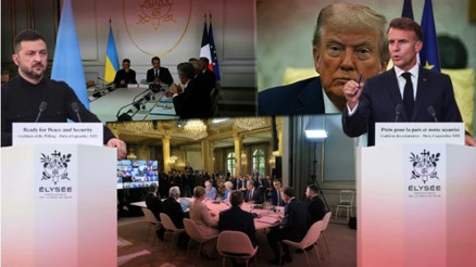 ‘Gönüllüler Koalisyonu’ üyesi ülke liderleri, Ukrayna için Paris’te toplandı