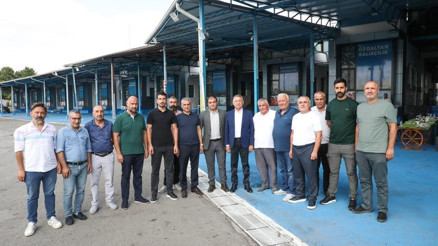 Oktay’dan balıkçılara ziyaret