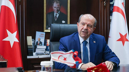 KKTC Cumhurbaşkanı Tatardan Rum yönetimine sert tepki KKTC Cumhurbaşkanı Tatardan Rum yönetimine sert tepki