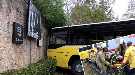 İstanbulda peş peşe otobüs kazaları Önce Beşiktaş ardından Küçükçekmece: 1 yaralı