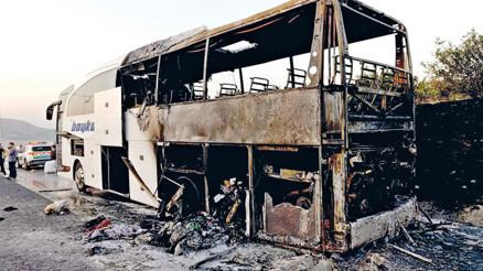 Bu kaçıncı yanan otobüs