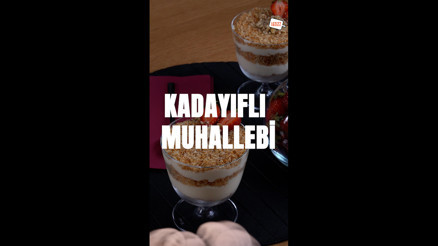Kadayıflı muhallebi