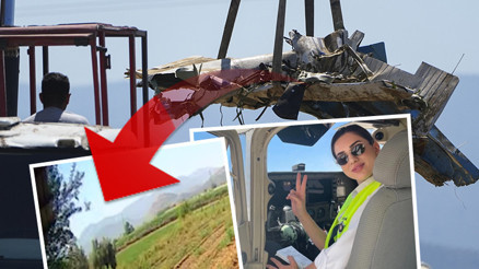 Pilot adayı Berfu hayatını kaybetmişti: Uçağın düşme anının görüntüsü ortaya çıktı