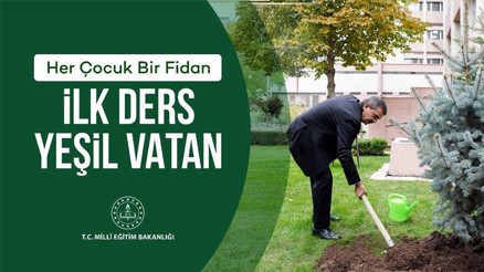 Bakan Tekin’den yeni eğitim öğretim yılı mesajı... İlk ders Yeşil Vatan