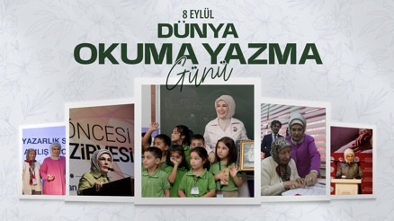 Emine Erdoğandan Dünya Okuma Yazma Günü paylaşımı Emine Erdoğandan Dünya Okuma Yazma Günü paylaşımı