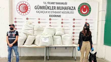 Kapıkule’de 114 kilo ‘zehir’ ele geçirildi