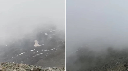 Kaçkar Dağı’na mevsimin ilk karı yağdı