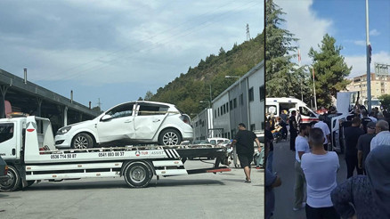 Araca giren arı, kazaya yol açtı: 2 yaralı