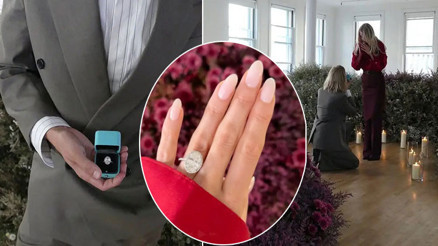 Evliliğe 10 yıl sonra ‘evet’ diyebildiler… Ünlü çift çiçeklerin arasında nişanlandı