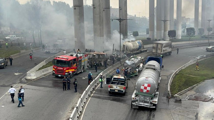 LPG tankeri patladı: 4 ölü, 90 yaralı