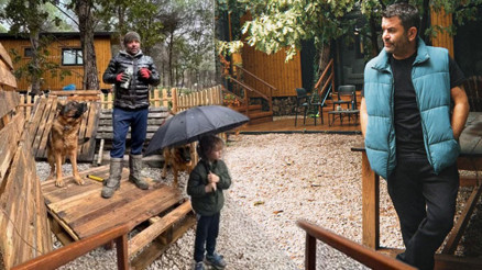 Ünlü oyuncu kalabalıktan kaçtı... Şehrin içinde doğal hayat