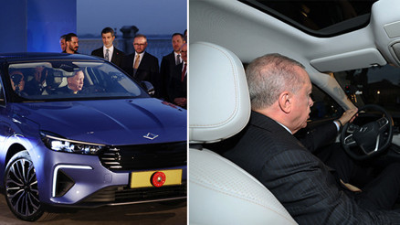 Cumhurbaşkanı Erdoğan direksiyon başına geçti Toggun yeni modelini test etti: İlk teslimat yapıldı