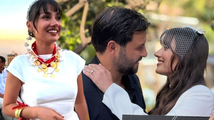 Mardinde nişan, İzmirde nikah... Ünlü oyuncu evlendi