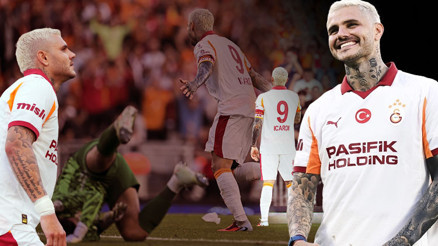 Galatasarayda sahne yine Mauro Icardinin Arjantinliden Metin Oktay selamı