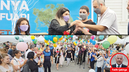 Küçük Ali’nin mucizesini balonlarla karşıladılar