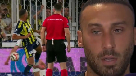 Cenk Tosundan penaltı itirafı: Rakibe sordum, çarptı dedi