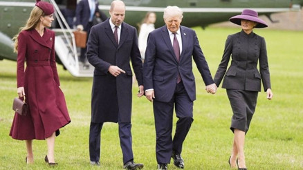 Trump çifti İngiltere’de… EpsteIn skandalı peşini bırakmıyor